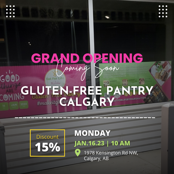 Eat For Life By Marsha Inc. (EFLBM) Announces Opening Date for New EFLBM Gluten-Free Pantry Grocery Store Concept