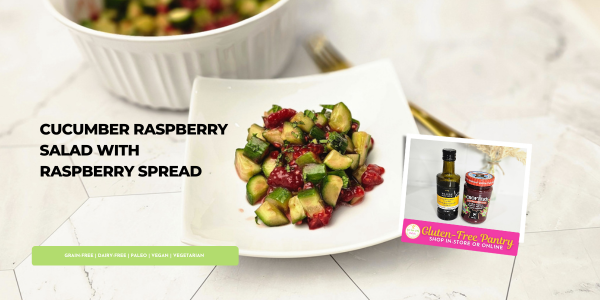 Cucumber Raspberry Salad With Raspberry Spread