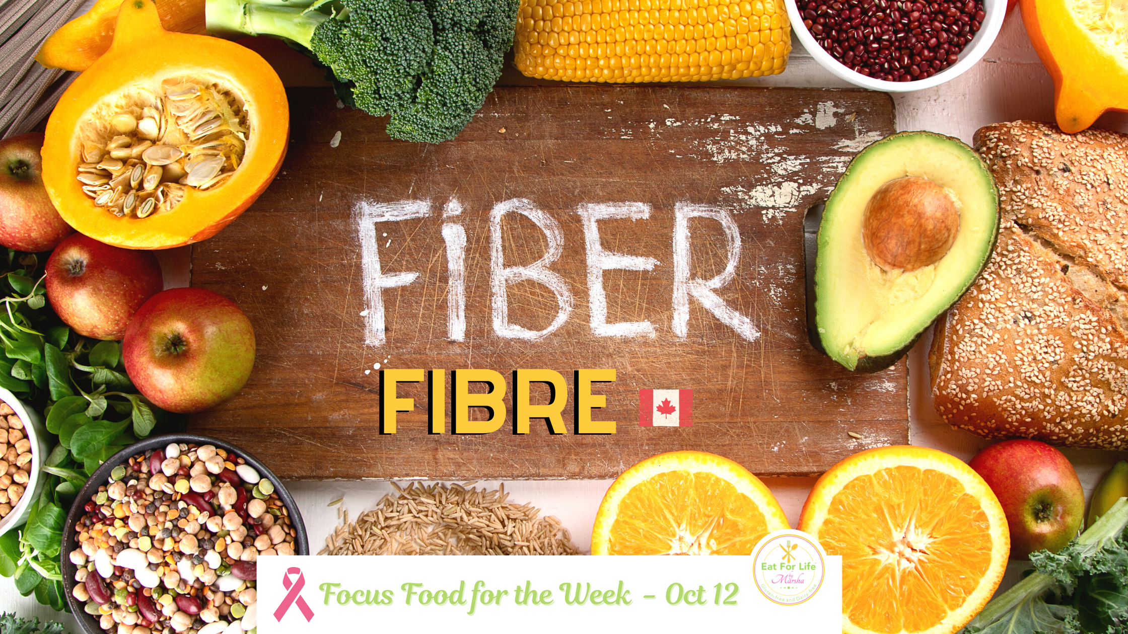 Fibre - Focus Food for the week of October 12 (Breast Cancer Awareness Month)
