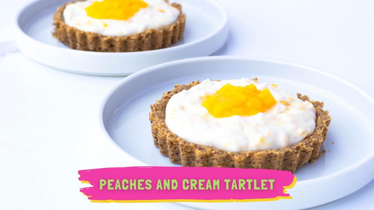 Peaches and Cream Tartlet - Gluten-Free Eat For Life By Marsha